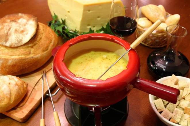 notícias início do inverno fondue queijo