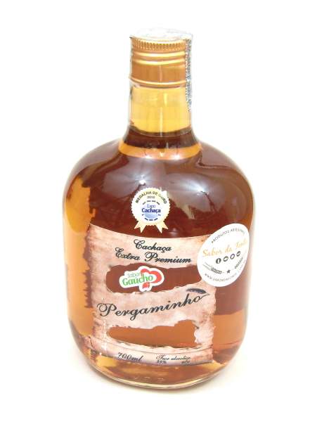 Cachaça Pergaminho Extra Premium 700ml - Cachaças Bel Vedere