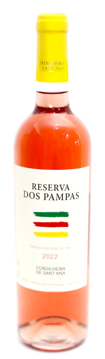 vinho reserva dos pampas rosé 2022 cordilheira de sant’ana 750ml